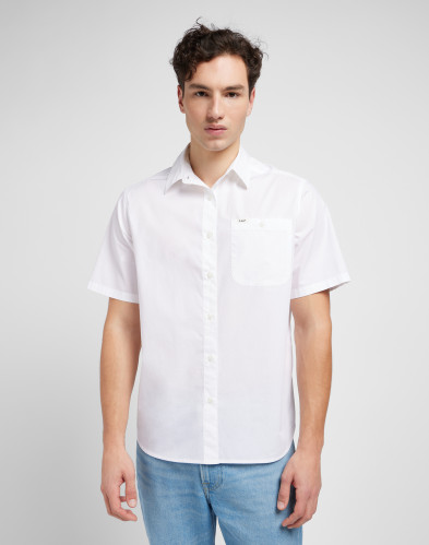 PATCH SHIRT BRIGHT WHITE