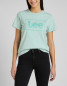 náhled REGULAR GRAPHIC TEE SEA GREEN