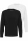 náhled TWIN PACK CREW LS BLACK WHITE